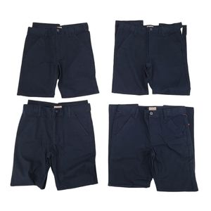 NWT Cat & Jack Boys School Uniform Pants Size 10 Husky - Four Pack Blue